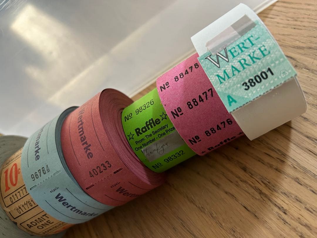 ロールチケット　8ロールセット