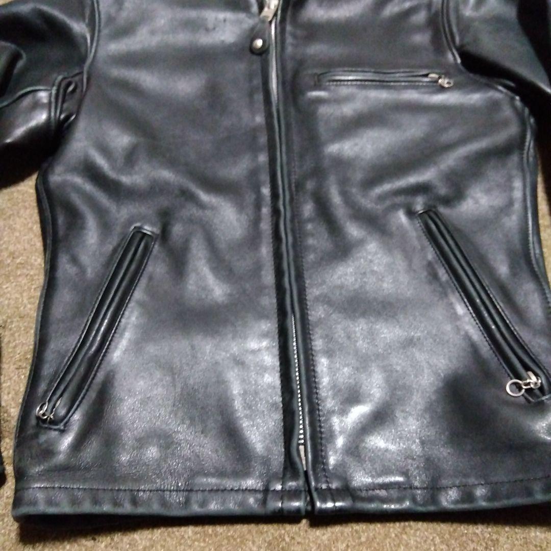 34inch アメリカ製 Schott シングルライダースジャケット