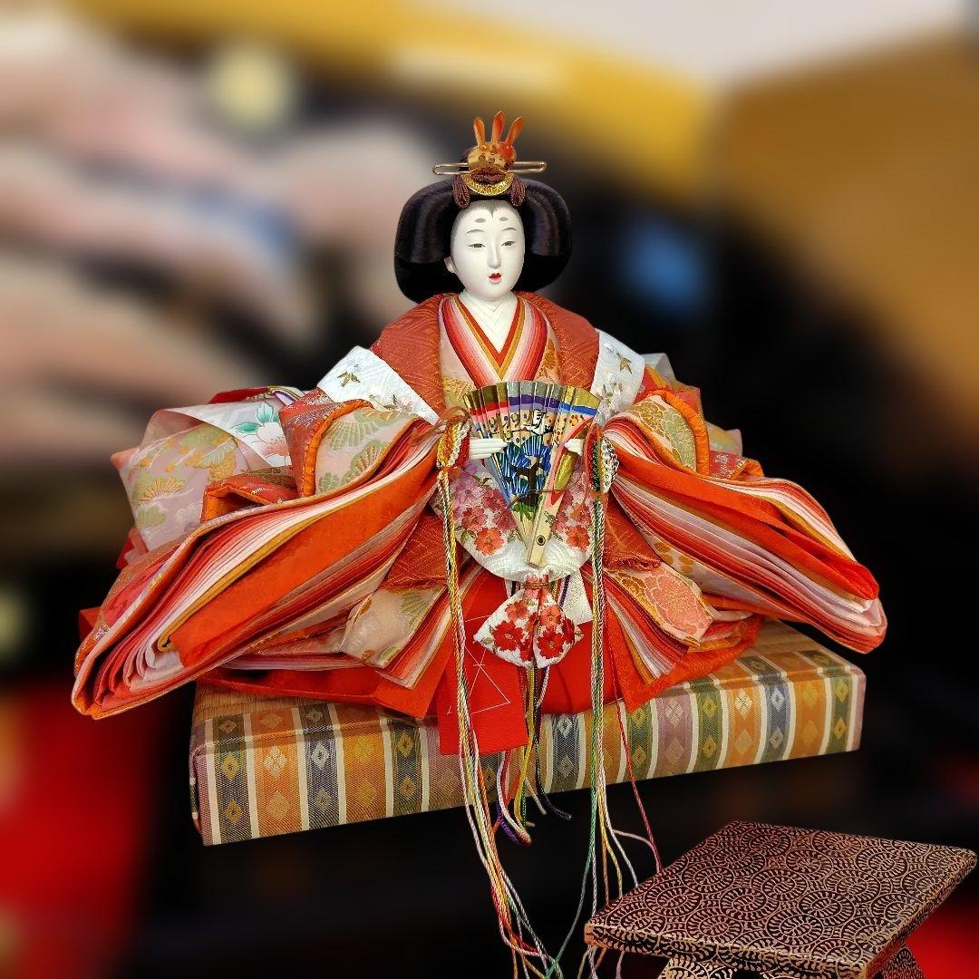まこちゃん大特価展示品　五段飾り雛人形セット初節句