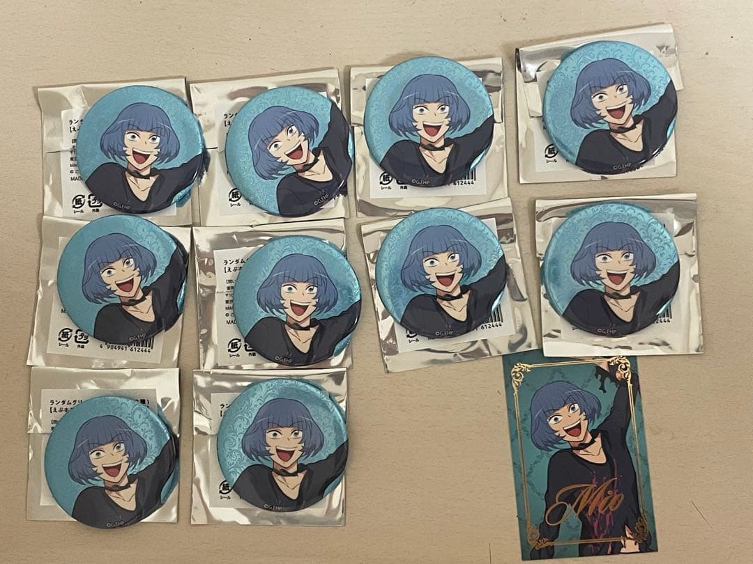 えぶりでいホスト えぶホス感謝祭 ミオ 缶バッジ カード セット