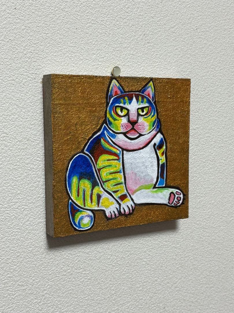 カラフルな猫のポップアート