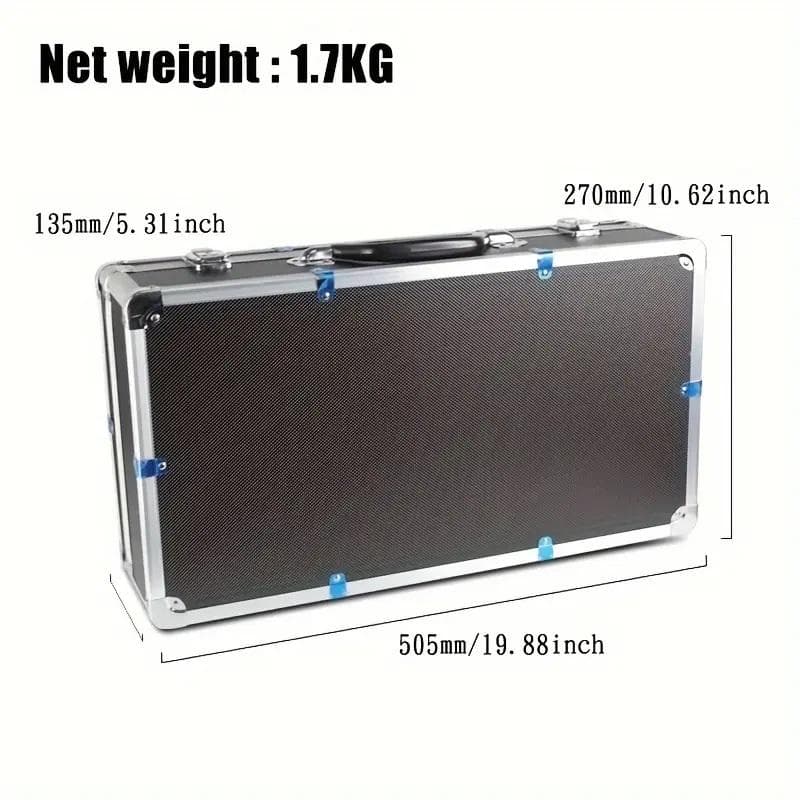 プロフェッショナルマイクキットやミキサー等に大きいアルミアタッシュケース