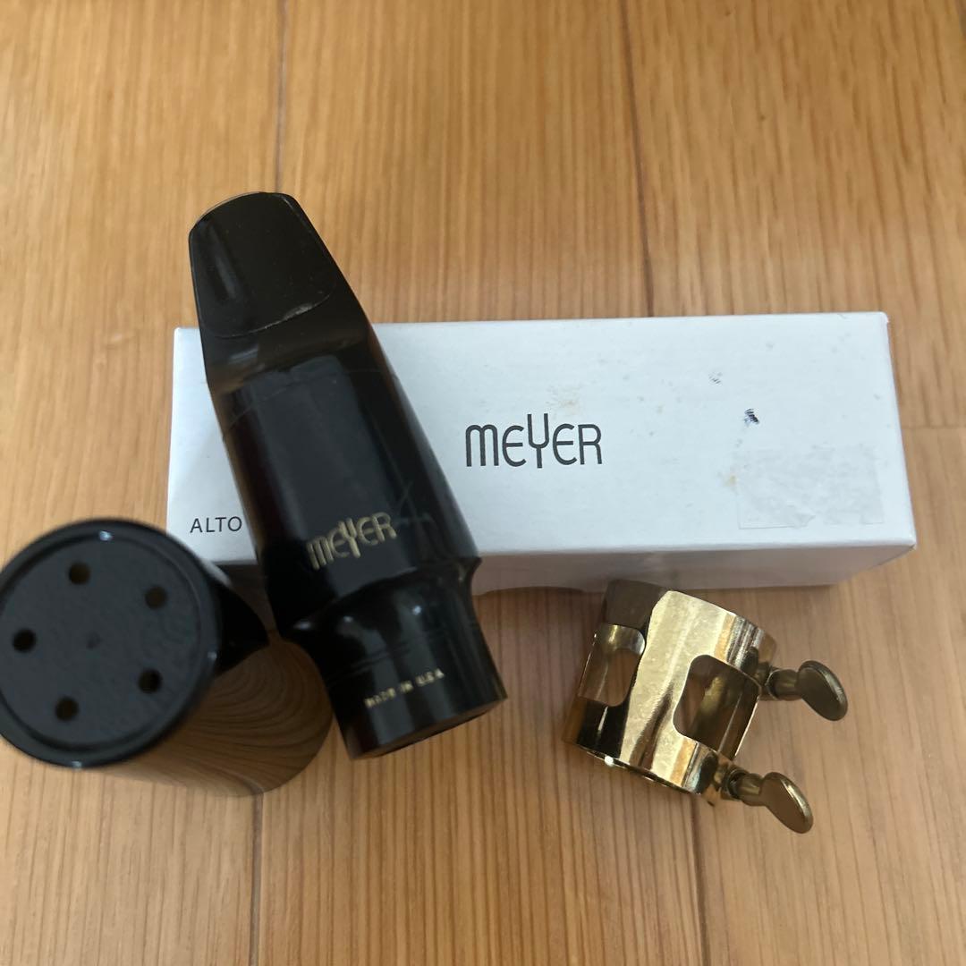 メイヤー MEYER 5MM アルトサックスマウスピース リガチャー キャップ付