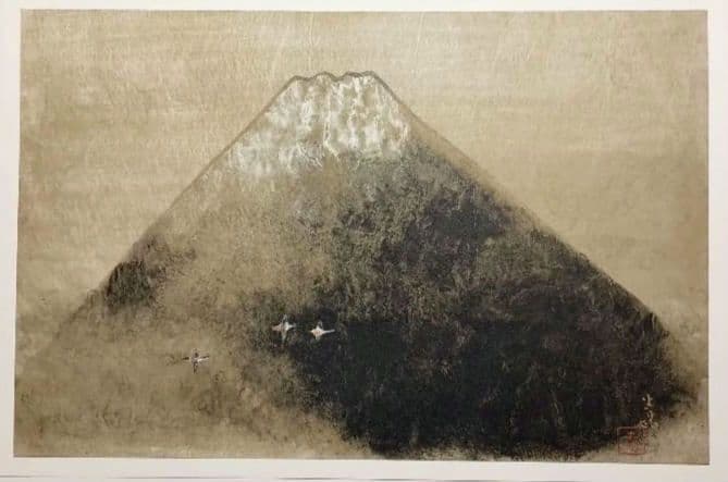 額装用画集有名日本画家富士12景 印刷です昭和52年毎日新聞社出版