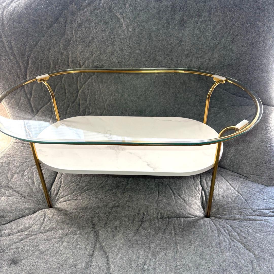 【美品】Francfranc レガート コーヒーテーブル ガラス限定セール