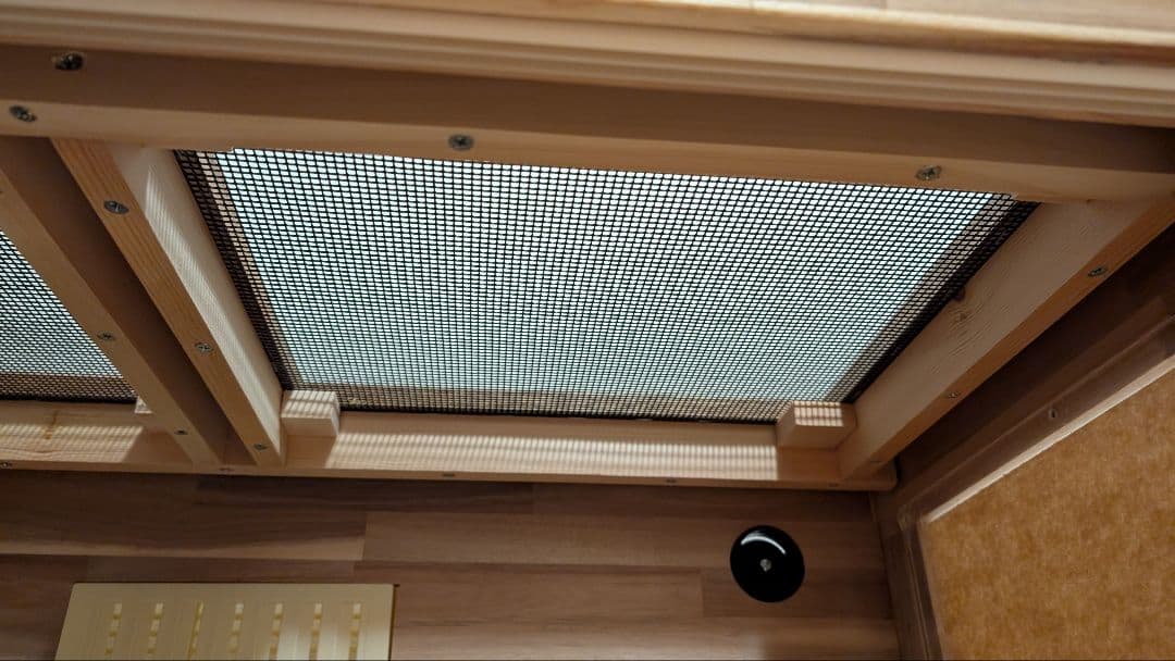 アカシア集成材15ミリ幅90縦45奥行45蜜蝋オイル仕上げ