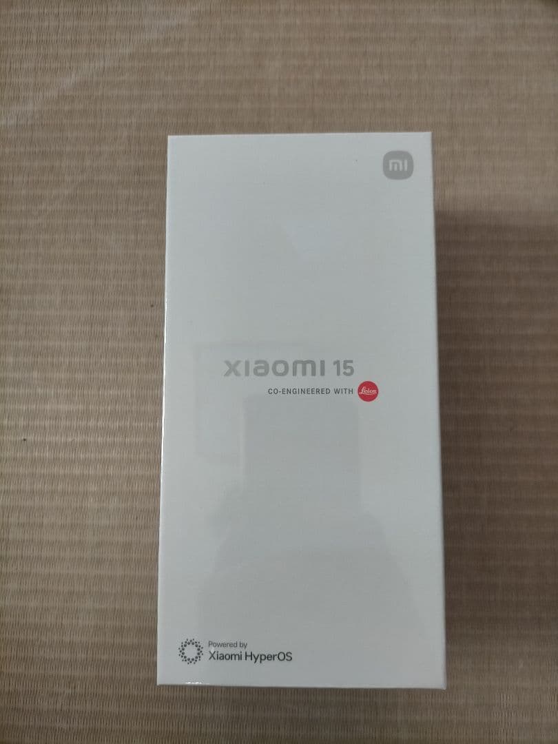 【新品、未開封】国内版 Xiaomi 15 12GB+256GB Black