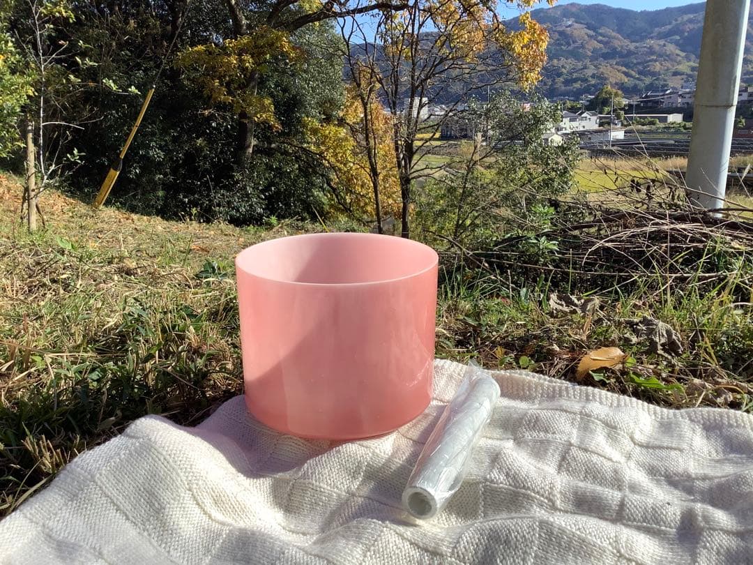 tomoe ローズクオーツ8インチD♯+35 お値下げ10日まで