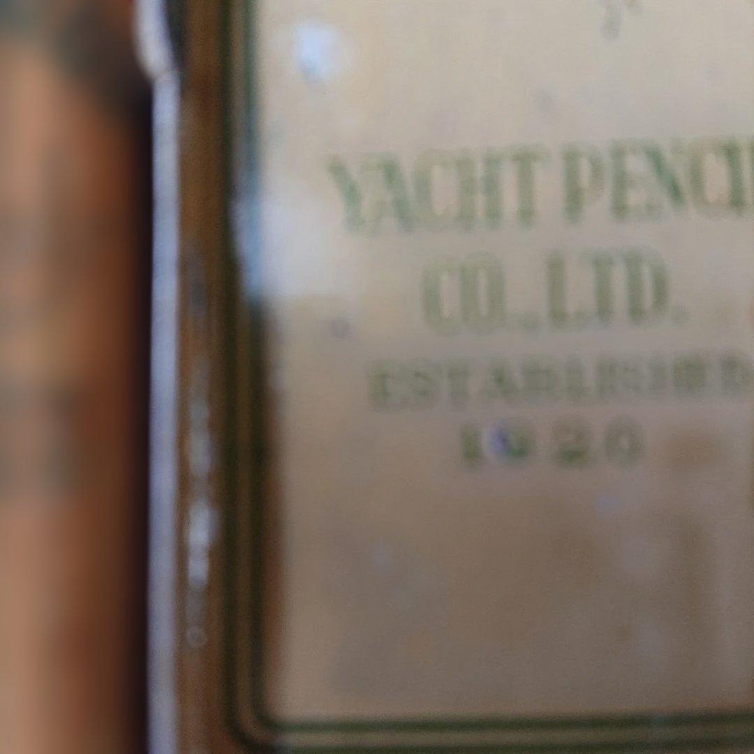 1920年製超希少ヴィンテージヨット鉛筆ブリキ箱入Yacht Pencils