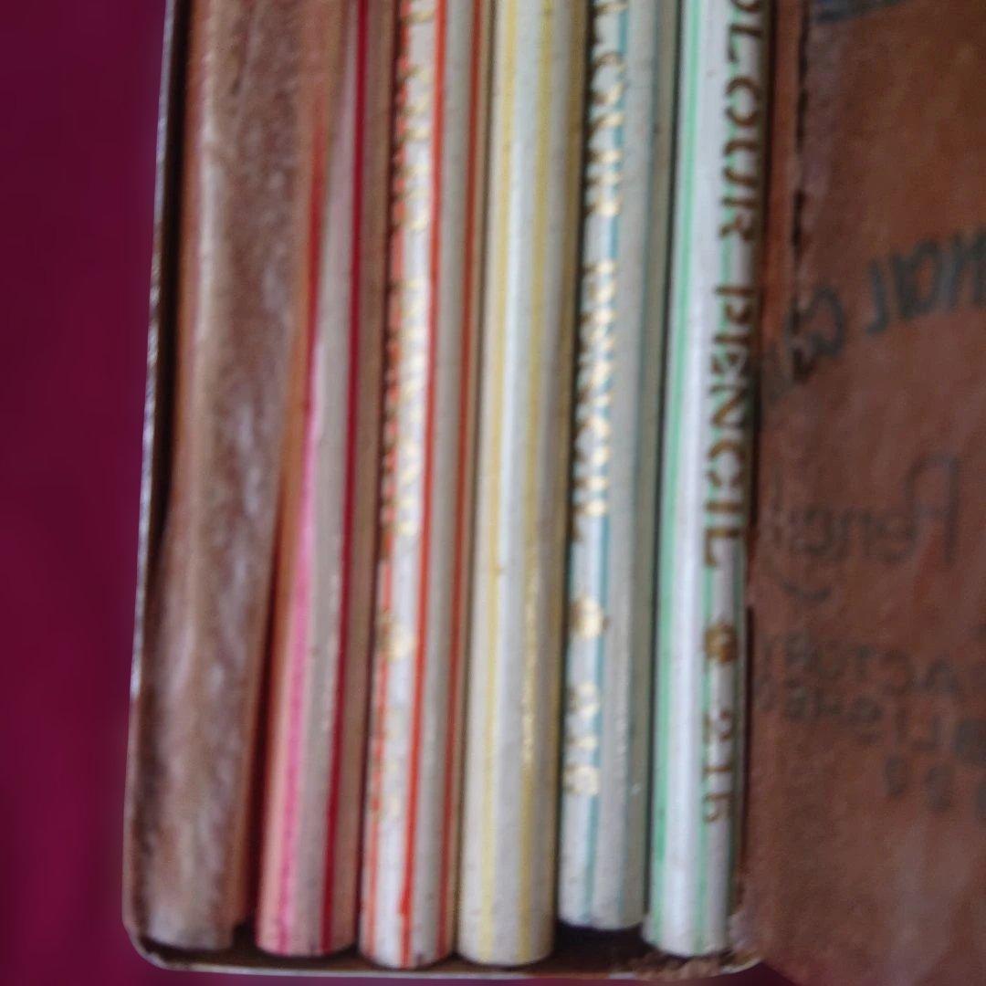 1920年製超希少ヴィンテージヨット鉛筆ブリキ箱入Yacht Pencils