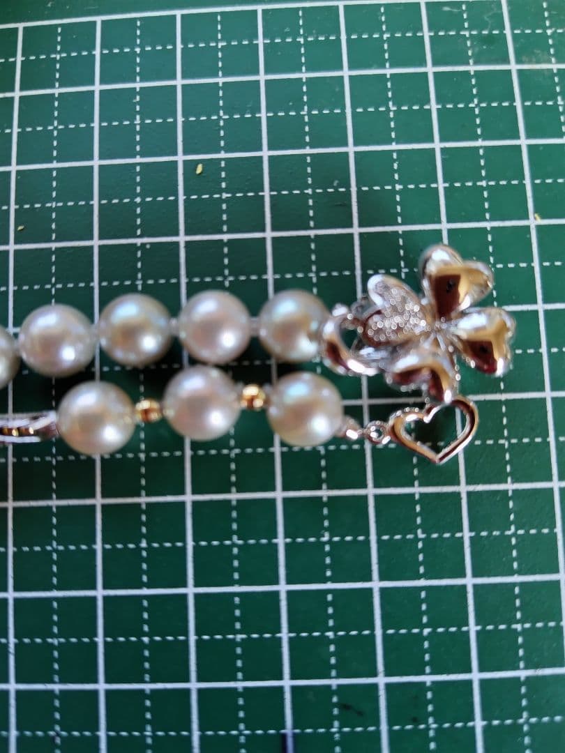 アコヤ真珠シルバーグレーの、3WAYネックレス