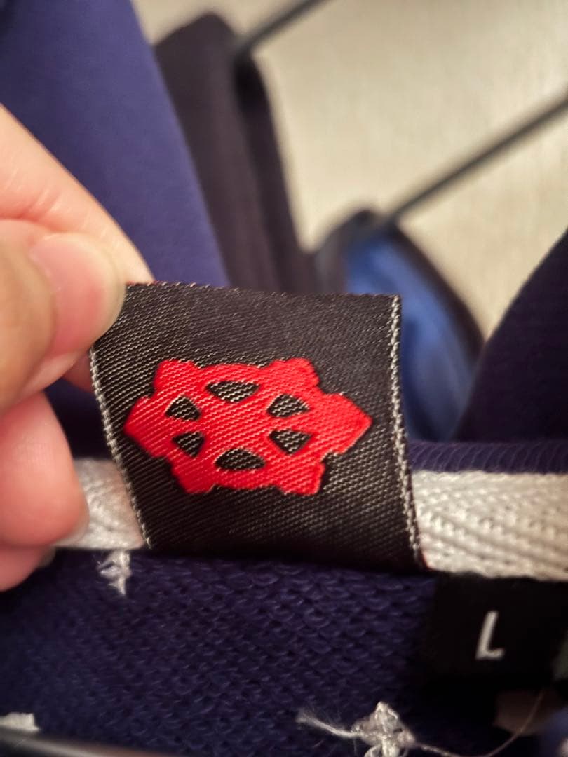 Davril BLUE STARDUST ZIP パーカー Lサイズ