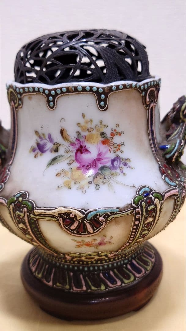 香炉　純銀火屋