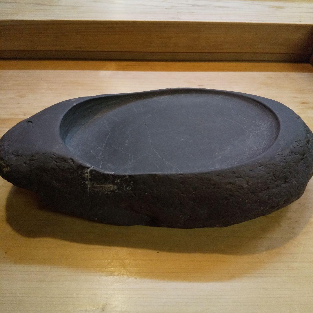 石製 楕円形 硯　書道用品　習字