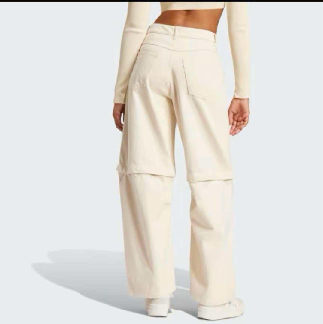 Adidas アディブレイク 2-IN-1 デニムパンツ オフホワイト27サイズ