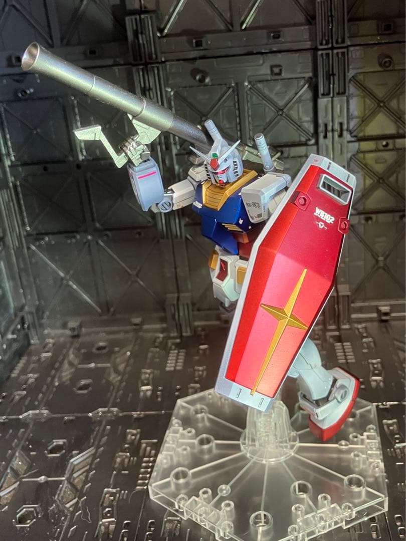 HG RX78-2ガンダム全塗装完成品　おまけ付き