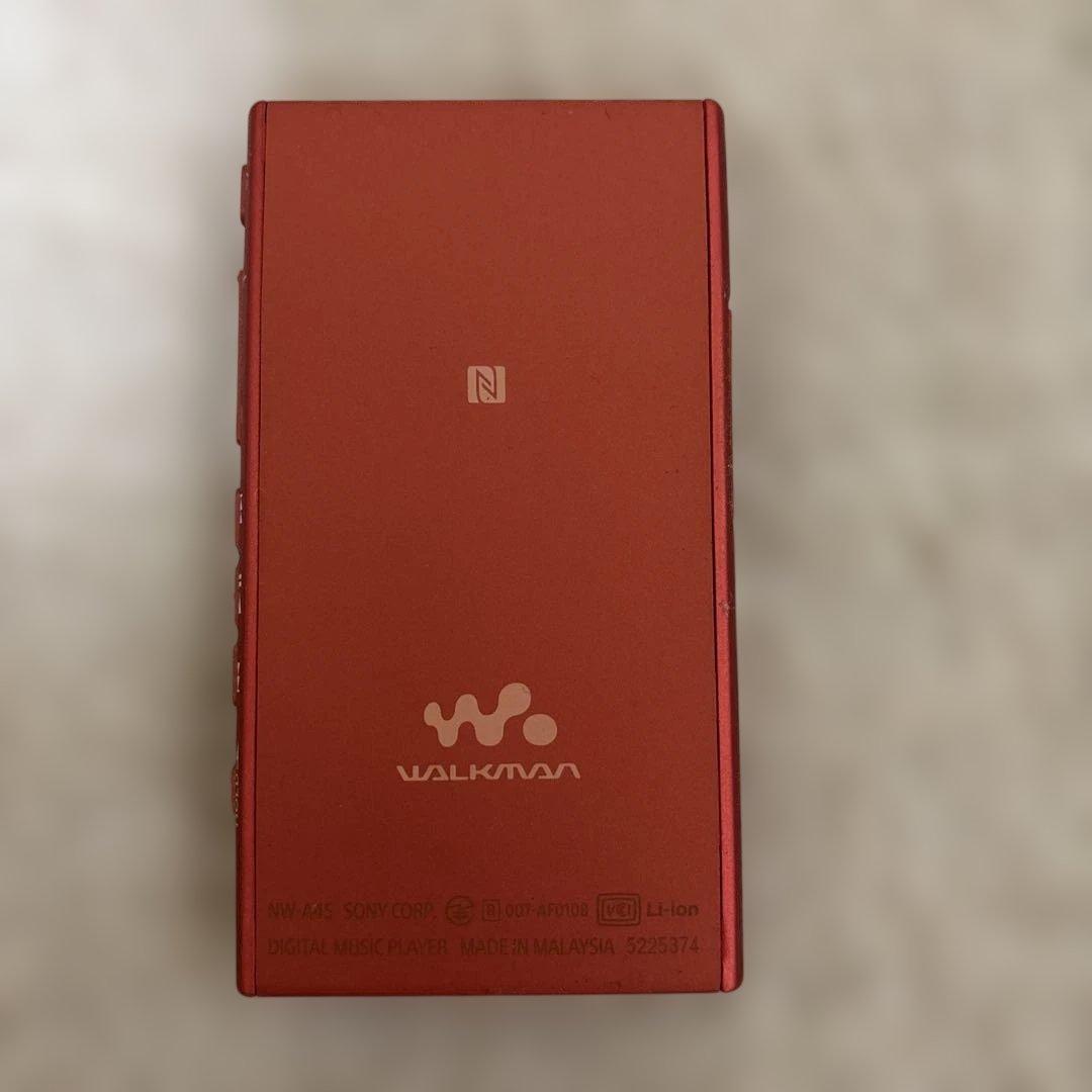 SONY NW-A45 レッド デジタル音楽プレーヤー