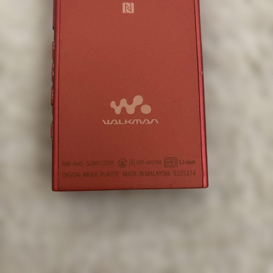 SONY NW-A45 レッド デジタル音楽プレーヤー