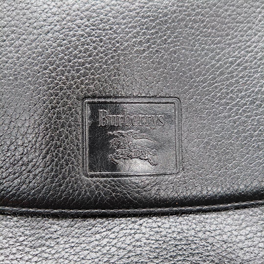 BURBERRY ショルダーバッグ ブラック ノバチェック レザー ペットボトル