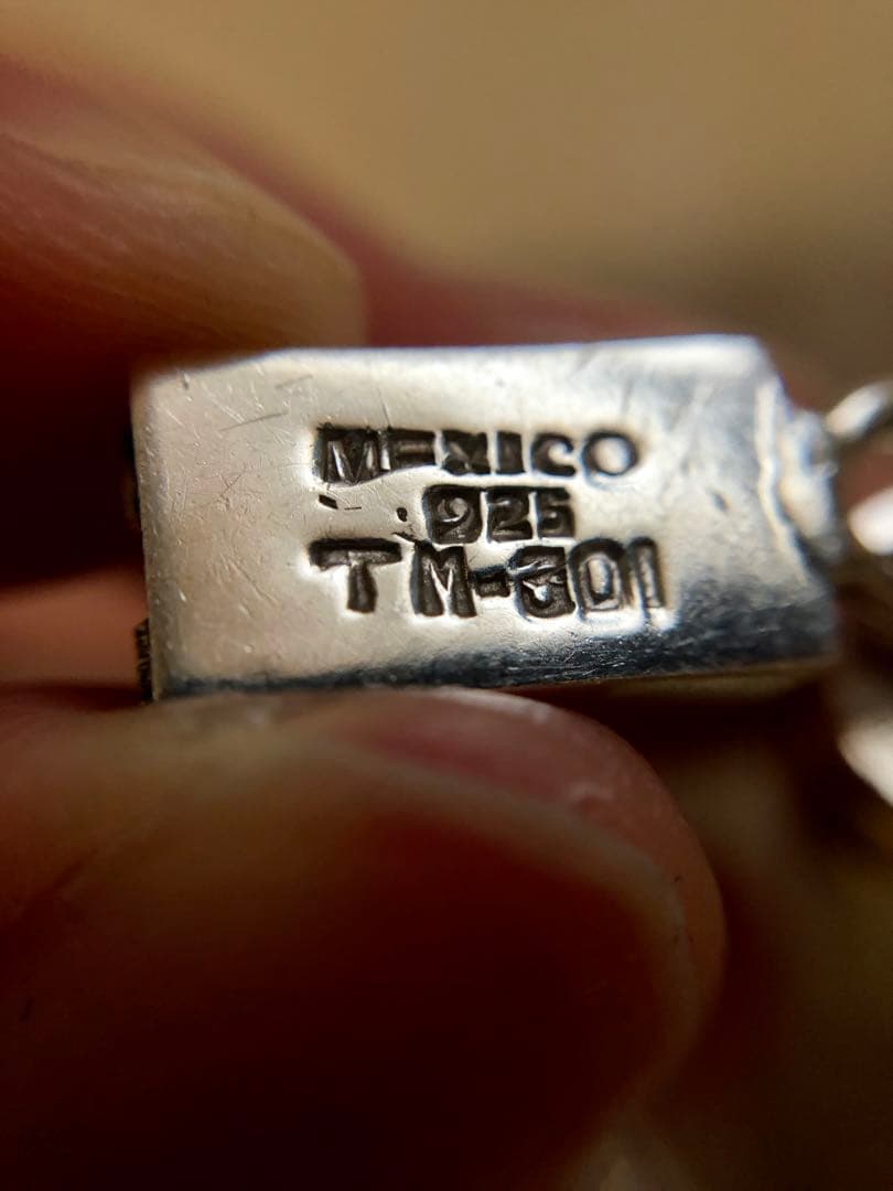 メキシコ製 vintage 925 ブラス ブレスレット
