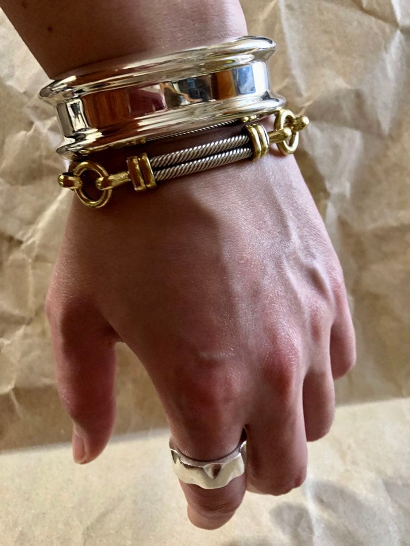 メキシコ製 vintage 925 ブラス ブレスレット