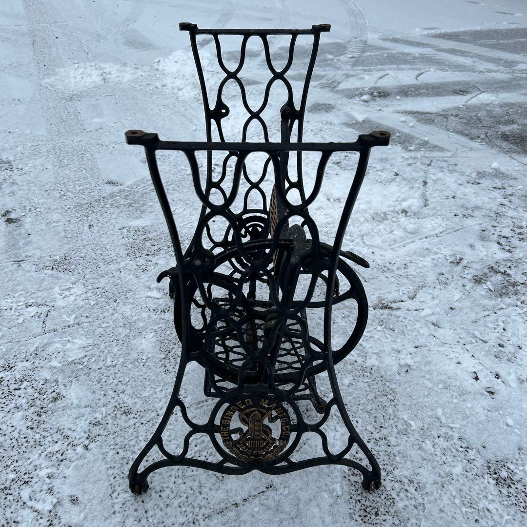 シンガー　網目ミシン脚　ミシン台　テーブル脚　アンティーク　レトロ　b15