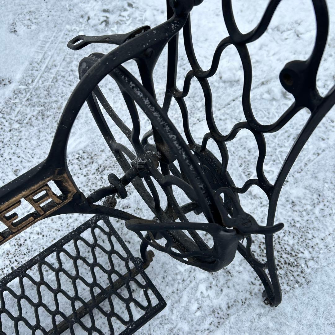 シンガー　網目ミシン脚　ミシン台　テーブル脚　アンティーク　レトロ　b15