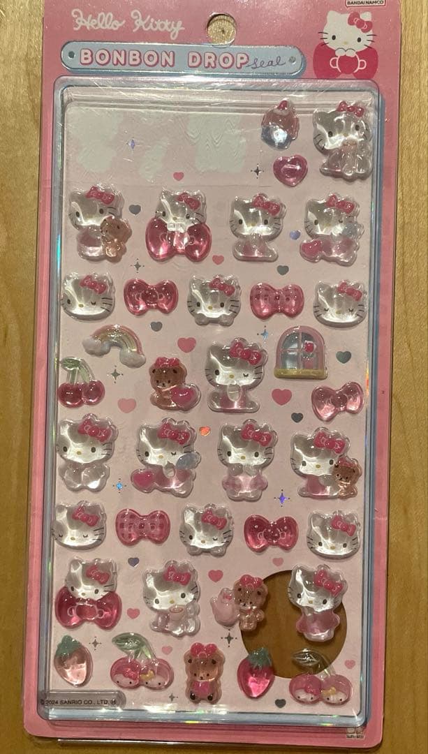 サンリオ ボンボンドロップ シール キティA B はぴだんぶい正規品