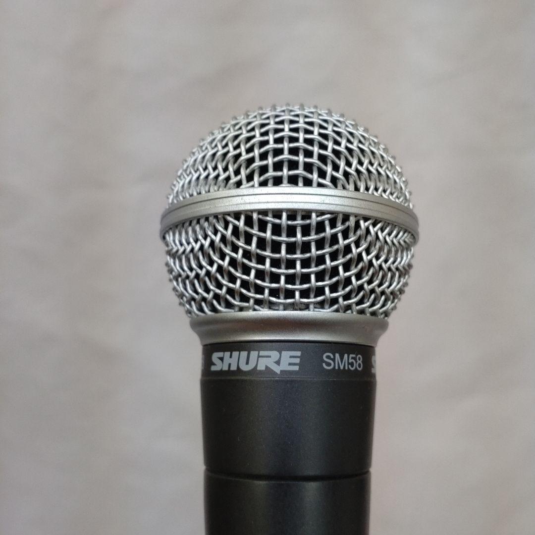 SHURE SM58 ダイナミックマイク　ケーブル付き