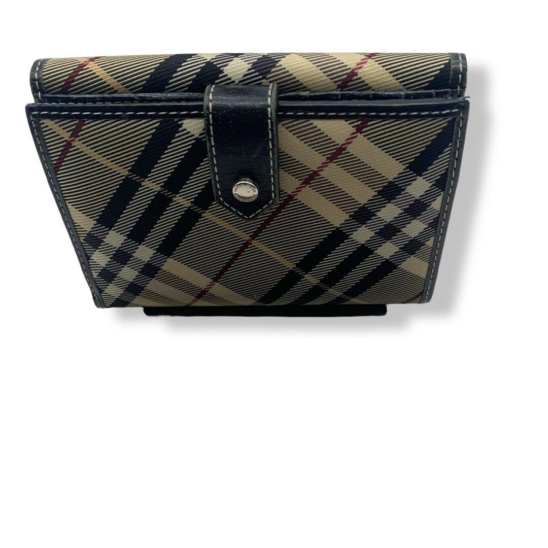 Burberry Blue Label チェック柄 二つ折り財布