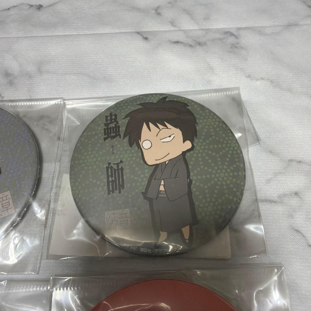 蟲師　缶バッジ　アニメガ　ギンコ 化野