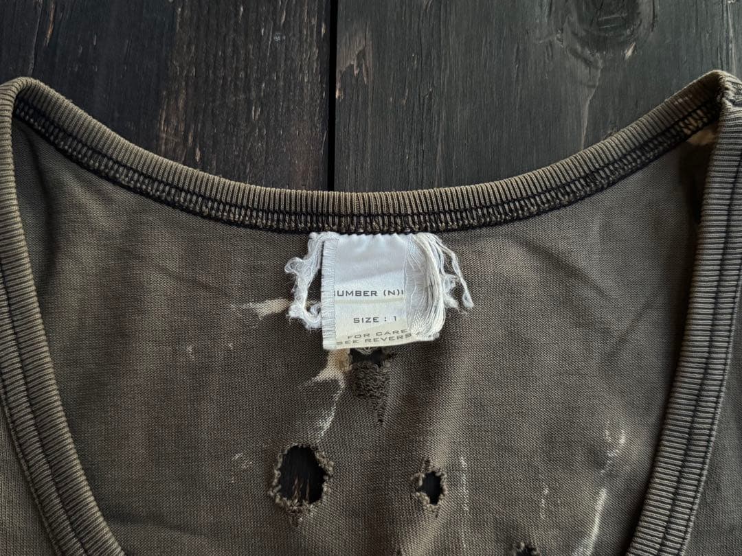 Number (N)ine 初期 01ss tank top 稀少品