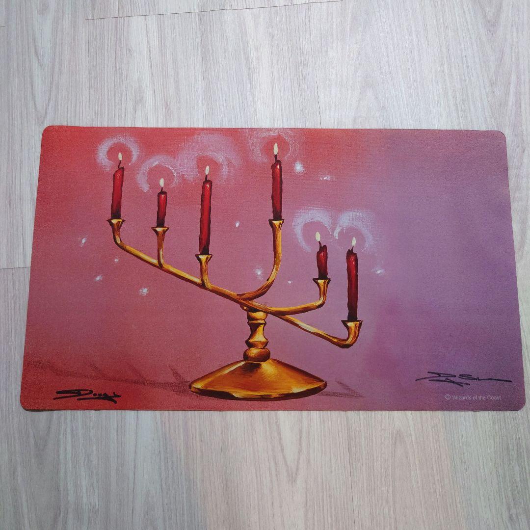 Candelabra of Tawnos MTG プレイマット サイン入り