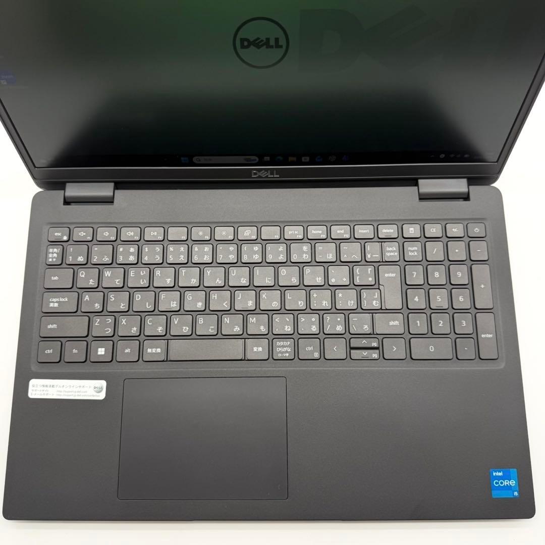 DELLノートパソコン 11世代i5 16GB 快速NVMe 静音 内観超美品