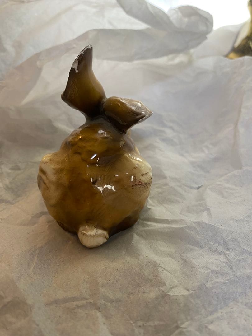 希少70sイタリアBepiTay作マジョリカ陶磁ウサギ・ジョゼッペ・タリアリオル