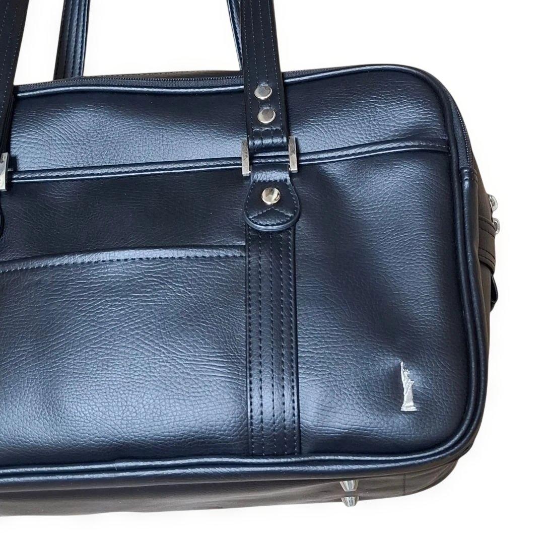 イーストボーイ　スクールバッグ　スクバ　Venus　ブラック　刺繍シルバー