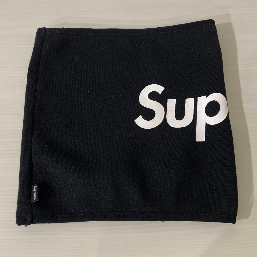supreme シュプリーム ネックウォーマー ブラック