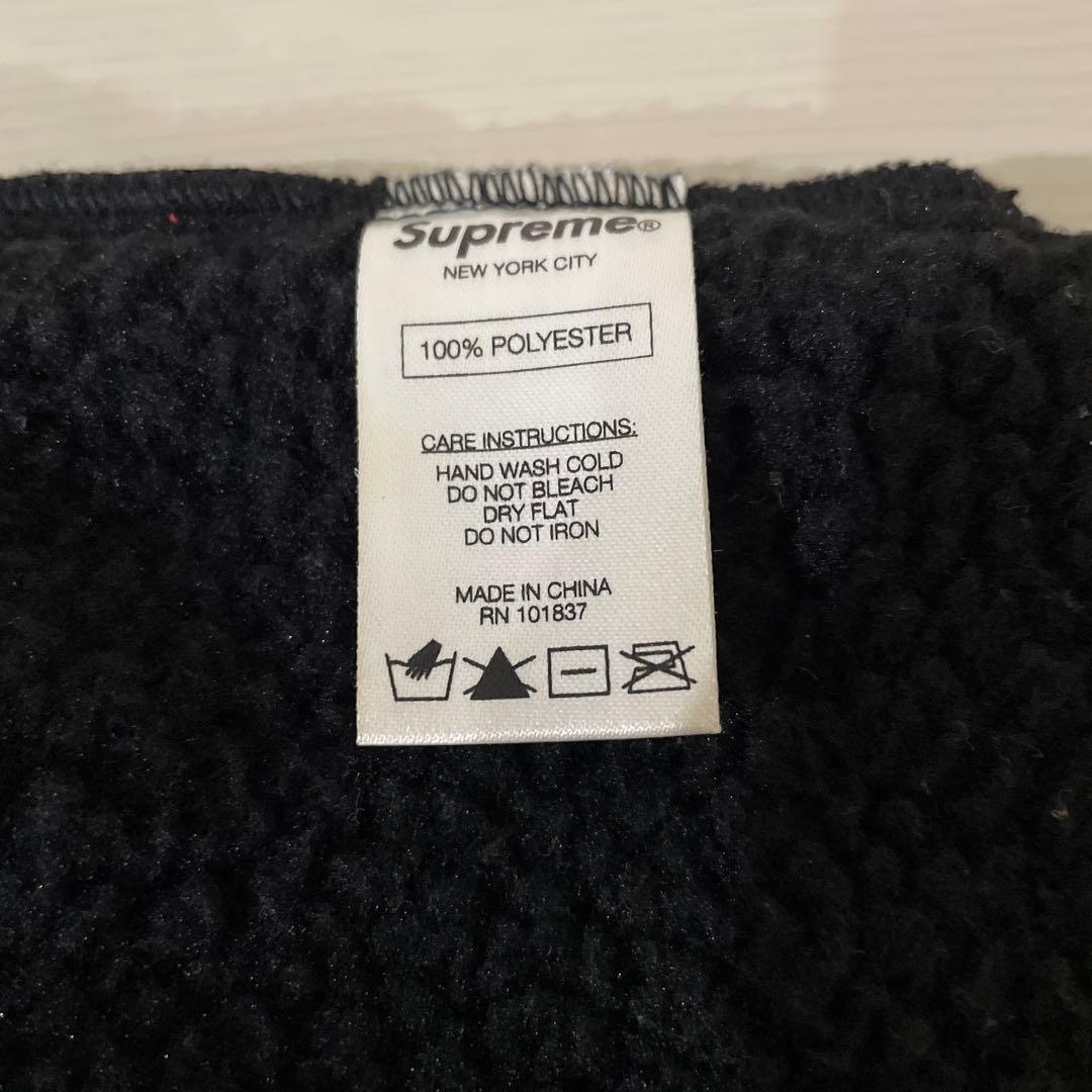 supreme シュプリーム ネックウォーマー ブラック