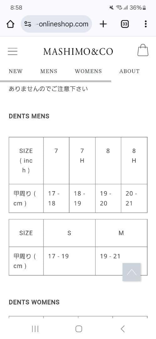 DENTS ヘアシープグローブ（裏地なし） 5-1007 【MENS】美品