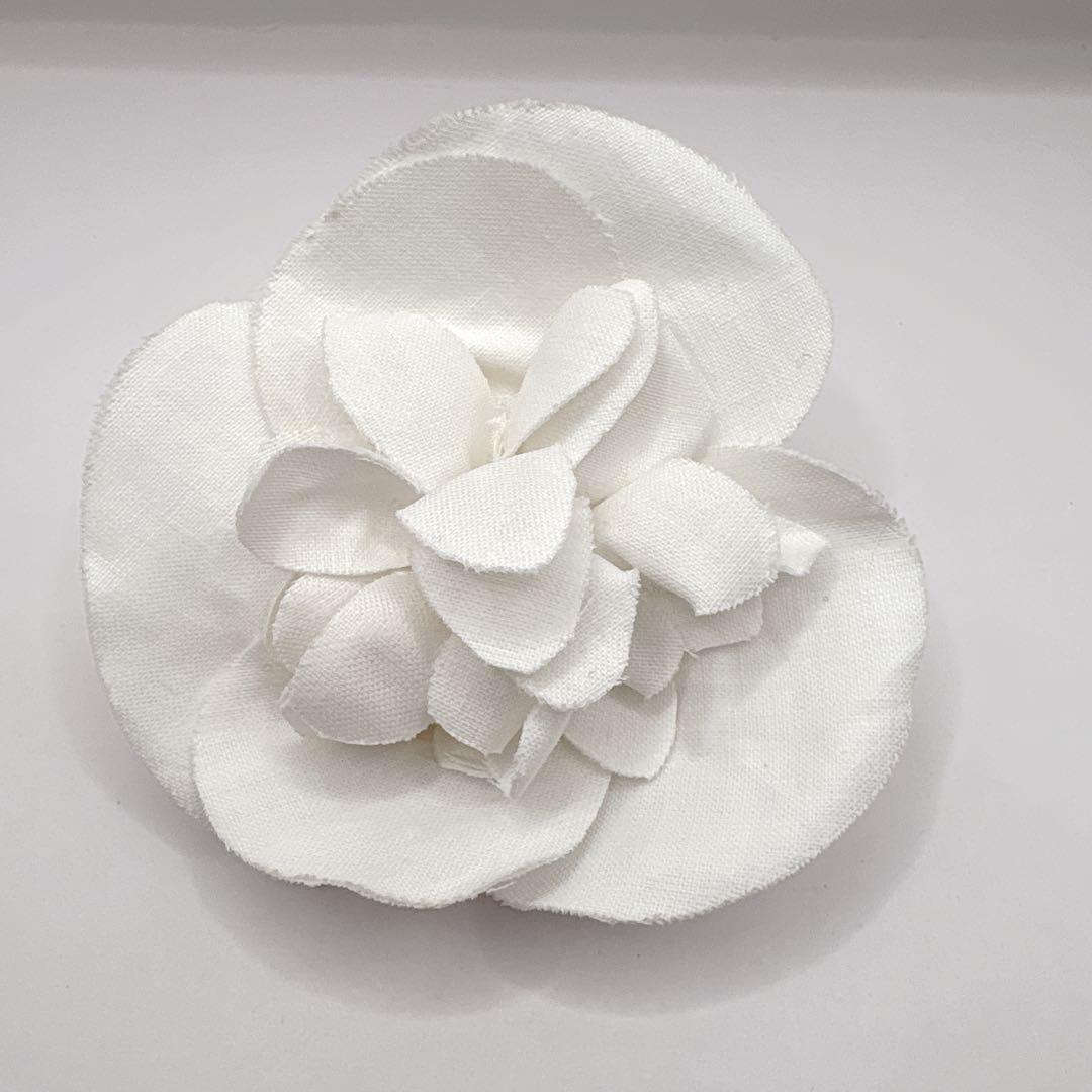 CHANEL カメリア コサージュ ブローチ フランス製