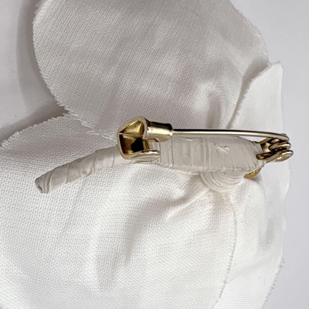 CHANEL カメリア コサージュ ブローチ フランス製