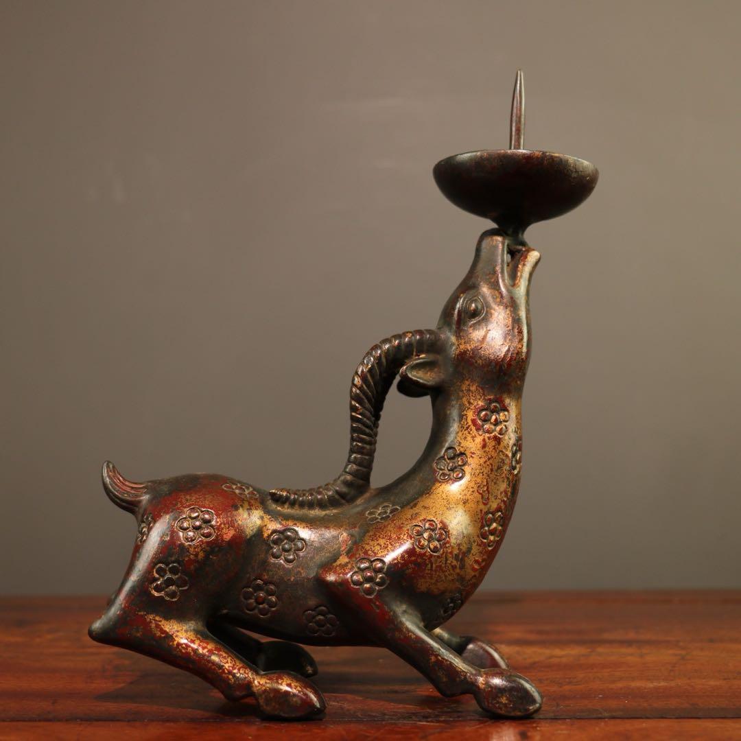 古美術品　燭台