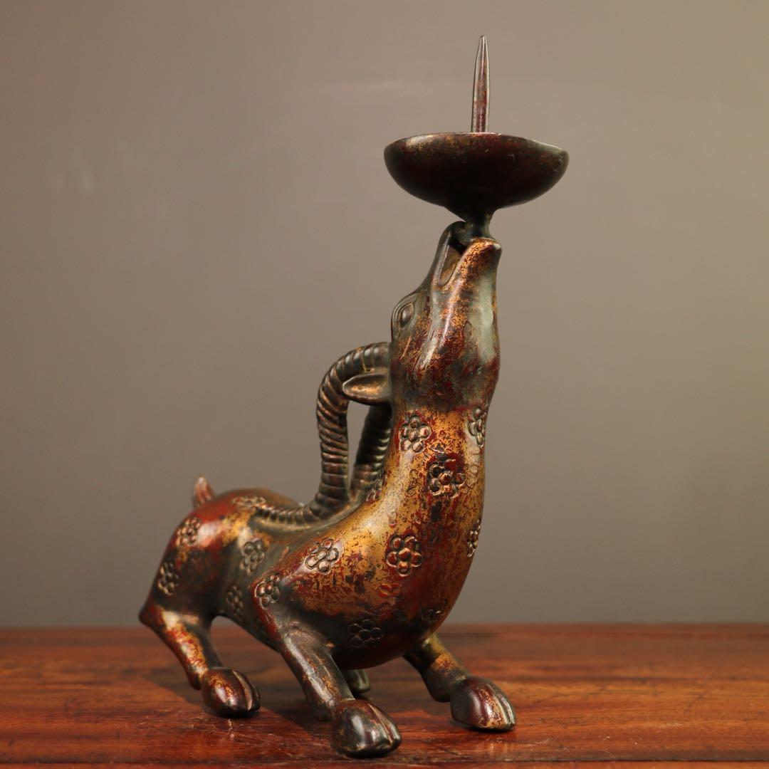 古美術品　燭台