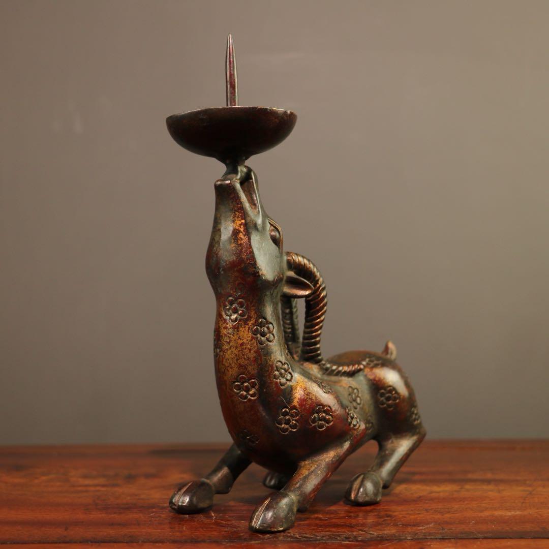 古美術品　燭台