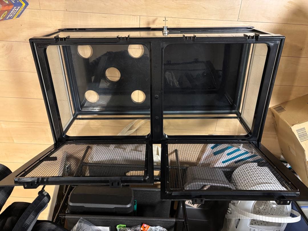 爬虫類 飼育ケージ みどり商会　ケースバイケース９０Lサイズ