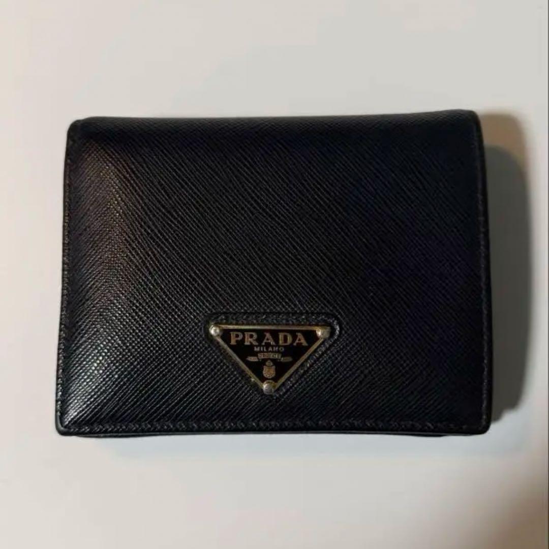PRADA サフィアーノレザー 二つ折り財布 ウォレット