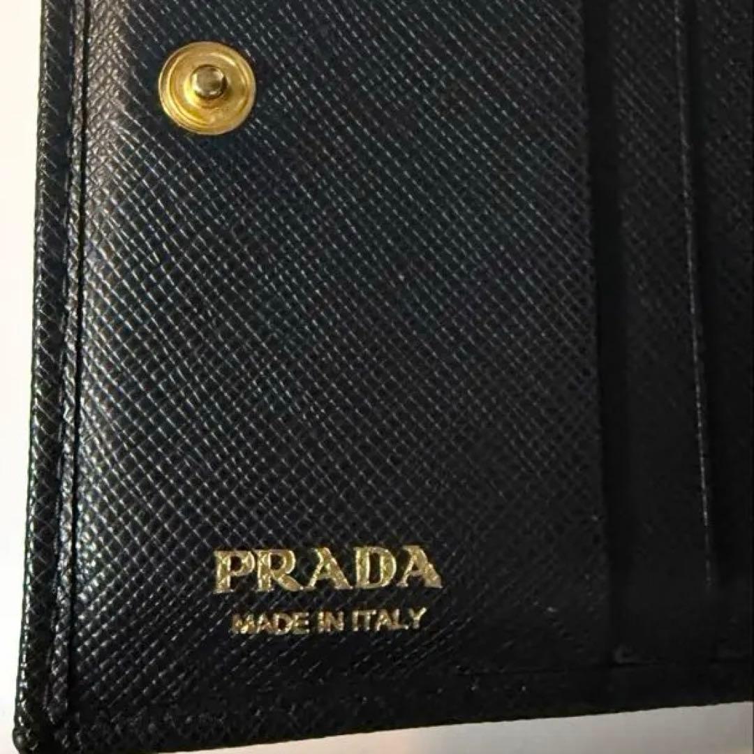 PRADA サフィアーノレザー 二つ折り財布 ウォレット