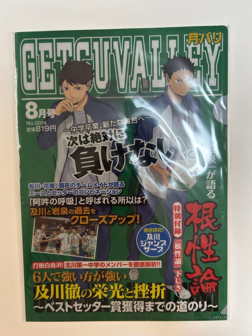 及川徹 影山飛雄 岩泉一 ファイル ハイキュー!! 北川第一 青葉城西 月バリ
