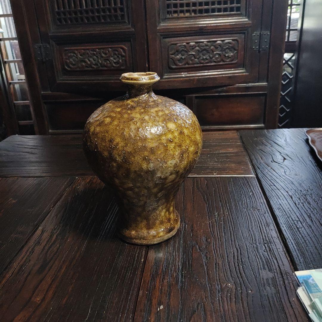 古瀬戸　永仁瓶子　時代不明 名家所蔵品　逸品