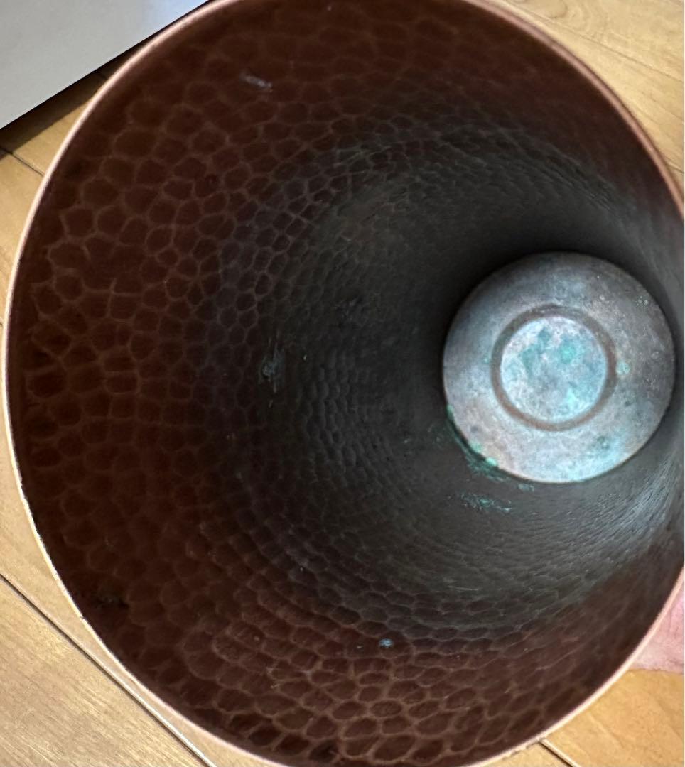 昭和レトロ 日本製 純銅 花瓶(美術花器)花器 花差し 花飾り